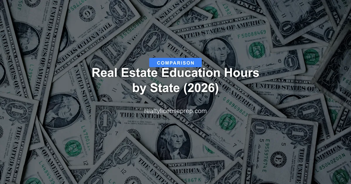 Real Estate Education Hours by State (2026)