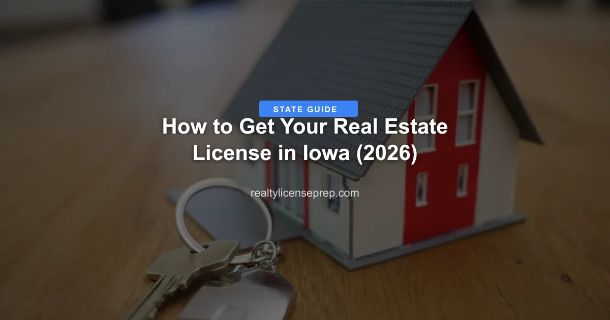 How to Get Your Real Estate License in Iowa (2026)