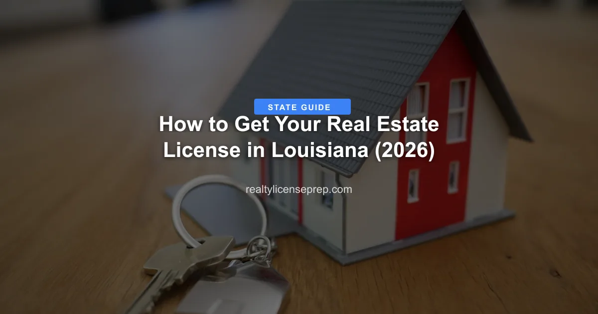 How to Get Your Real Estate License in Louisiana (2026)
