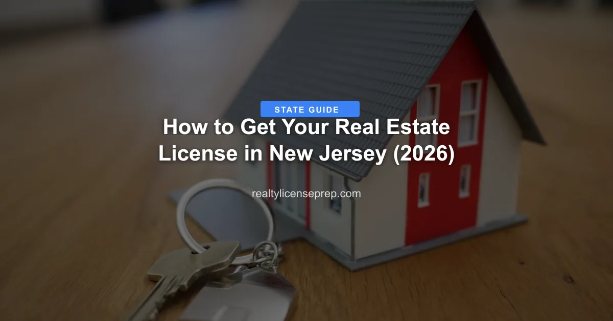How to Get Your Real Estate License in New Jersey (2026)